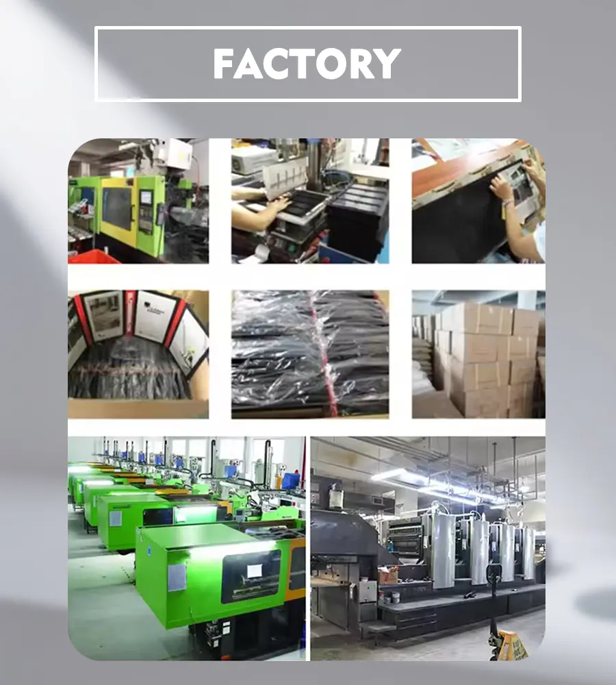 Factory workshop producing custom stone sample books with bulk manufacturing capacity