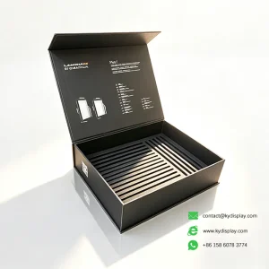 Luxury-Black-Stone-Sample-Box-with-Precision-Slot-Design 2