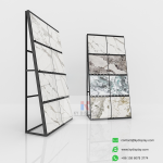 Premium Wall Panel Tile Display Stand_side view 3_KYdisplay