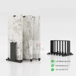 Tile Slide Display Stand Premium 3-Tier Sliding Showroom Rack_sample 1_KYdisplay