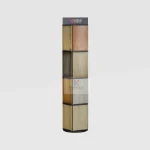360 Rotating Tile Display Rack – Compact 8-12 Sample Rotating Stand_main 1_KYdisplay