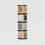 360 Rotating Tile Display Rack – Compact 8-12 Sample Rotating Stand_main 4_KYdisplay