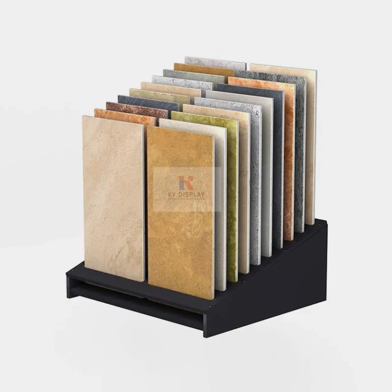 Waterfall Sample Wood Flooring Travertine Quartz Tile Stone Showroom Displays_stone double_description