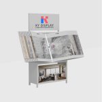 Modular Carpet Swatch Display System Rack_white_KYdisplay