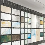 Vertical Metal Tile Sample Rack