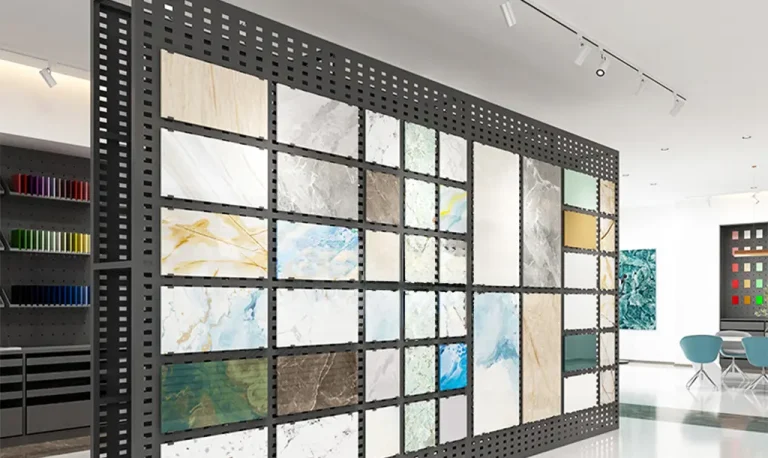 Vertical Metal Tile Sample Rack