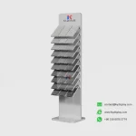 Decorative Stone Sample Stand for Interior Showrooms_white product_KYdisplay