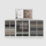 2025 tile display rack trend cover image featuring stylish showroom setups with sleek tile displays