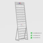 Durable Artificial Stone Display Stand for Sample Boards and Showroom Use_white blank_KYdisplay