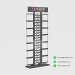 Premium Quartz Sample Stand for Quartz & Granite Showroom_black blank_KYdisplay