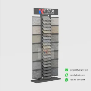 Premium Quartz Slab Rack for Quartz & Granite Showroom_black product_KYdisplay