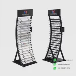 18-Layer Ultimate Porcelain Tile Display Rack_samples and empty_KYdisplay