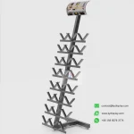 Stone Showroom Display Rack Premium Granite & Marble Sample Stand for Showrooms & Distributors_black_empty_KYdisplay