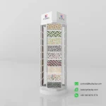 Mosaic Tiles Display Stand with 36 Slots__sample 3_KYdisplay