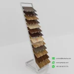 Powerful Slanted Hardwood Flooring Display Rack – 12+ Wood Samples_white_KYdisplay.png