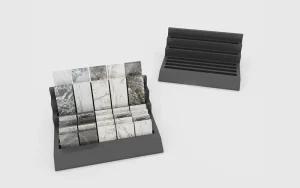 Stone Display Rack 19 countertop display rack