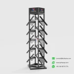 Quartz Sample Display Rack – Double-Sided 5-Layer 10-Sample Vertical Stand_Main 1_KYdisplay