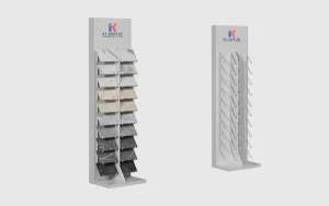 Stone Display Rack 18 standing display rack