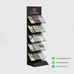 Inclined Stone Display Stand – 5-Tier Slanted Vertical Sample Rack_main 03_KYdisplay