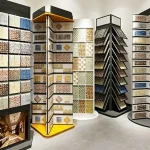 7 Best Mosaic Display Ideas & Racks for Tile Showrooms