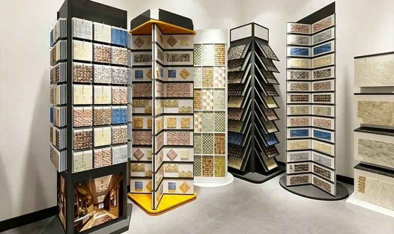 7 Best Mosaic Display Ideas & Racks for Tile Showrooms 15 7 Best Mosaic Display Ideas & Racks for Tile Showrooms