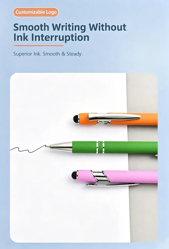 Custom Branded Pens — Metal Executive & 2-in-1 Stylus, Built for Brand Gifting 9 Custom Branded Pens — Metal Executive & 2-in-1 Stylus, Built for Brand Gifting-Description 12-KYdisplay