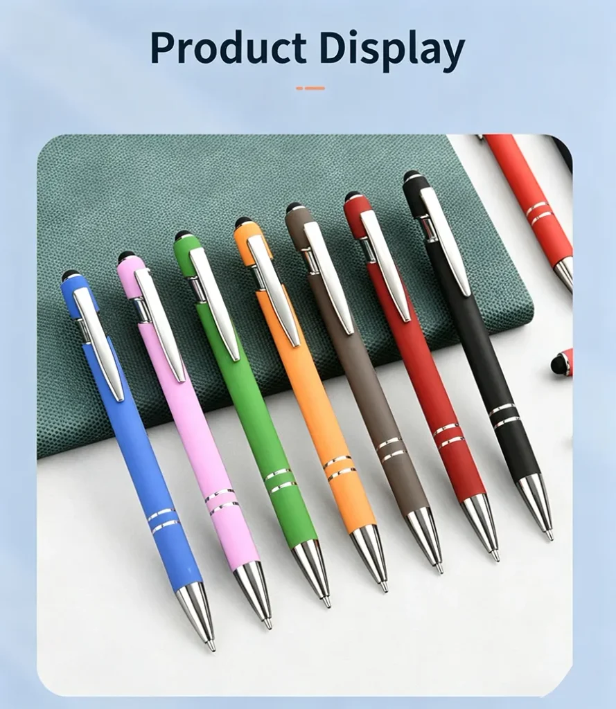 Custom Branded Pens — Metal Executive & 2-in-1 Stylus, Built for Brand Gifting 12 Custom Branded Pens — Metal Executive & 2-in-1 Stylus, Built for Brand Gifting-Description 15-KYdisplay