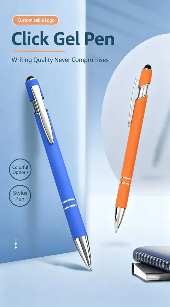 Custom Branded Pens — Metal Executive & 2-in-1 Stylus, Built for Brand Gifting 3 Custom Branded Pens — Metal Executive & 2-in-1 Stylus, Built for Brand Gifting-Description 6-KYdisplay