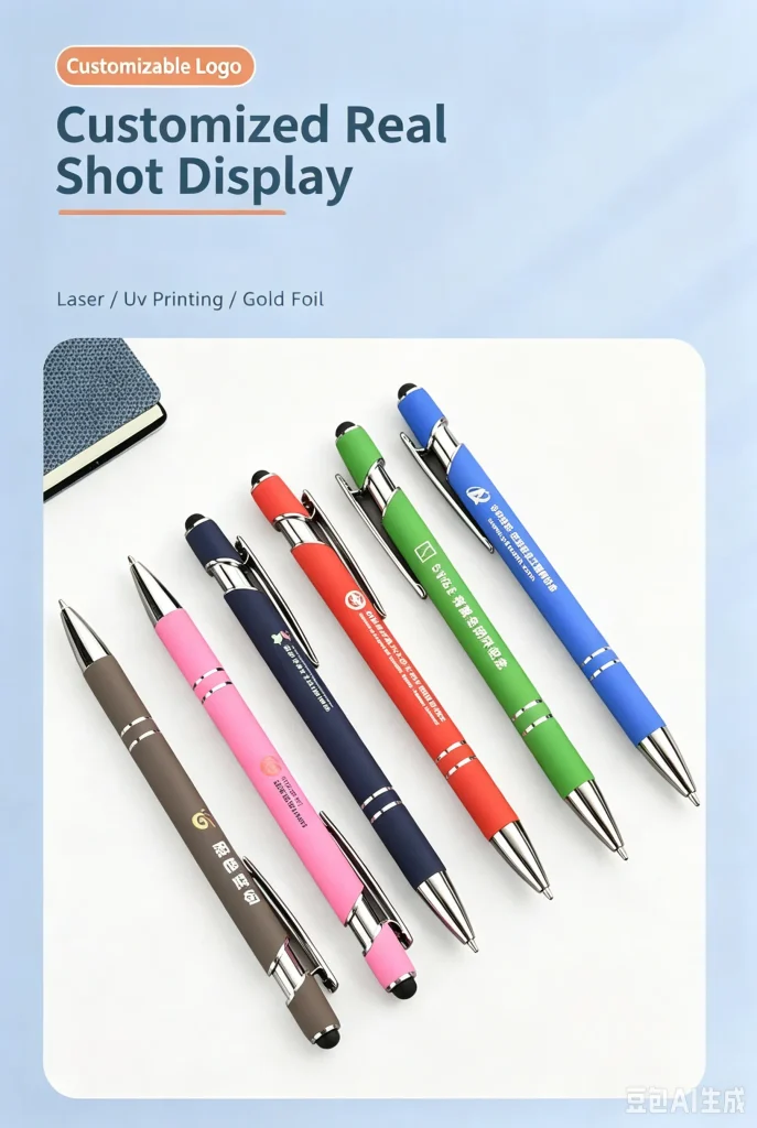 Custom Branded Pens — Metal Executive & 2-in-1 Stylus, Built for Brand Gifting 6 Custom Branded Pens — Metal Executive & 2-in-1 Stylus, Built for Brand Gifting-Description 9-KYdisplay