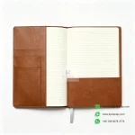 Custom Leather Notebook – A5 & B5 Hardcover Branded Corporate Gift 5-KYdisplay