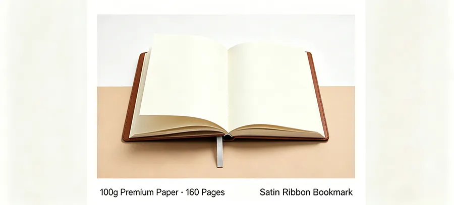 custom leather notebook