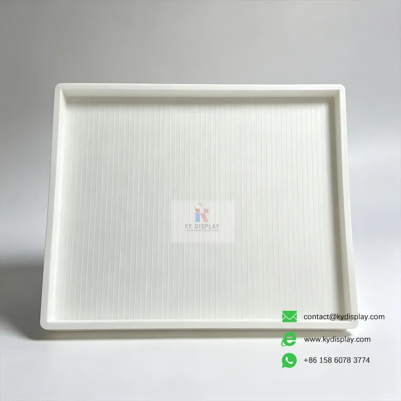 Mosaic Plastic Sample Board – 320×320mm Customizable Portable Showroom Display 3- KYdisplay