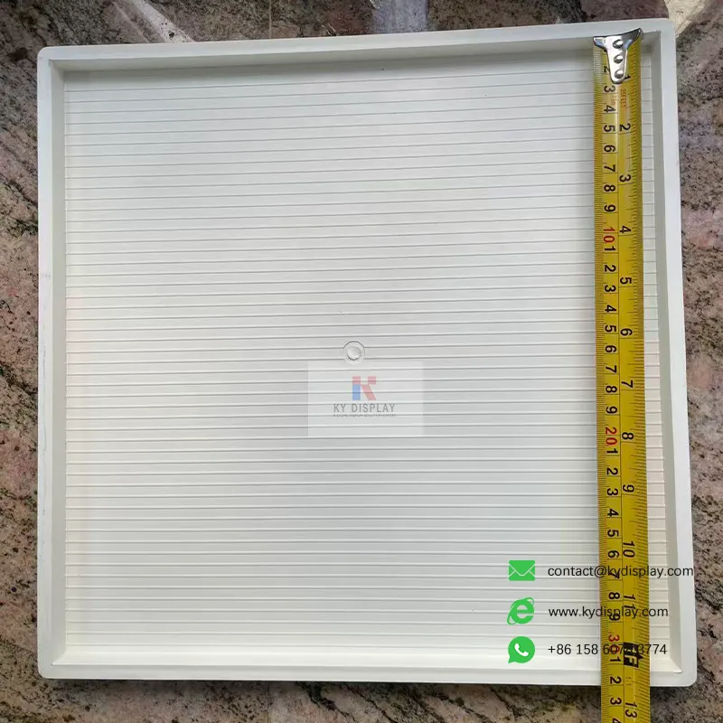 Mosaic Plastic Sample Board – 320×320mm Customizable Portable Showroom Display 4- KYdisplay