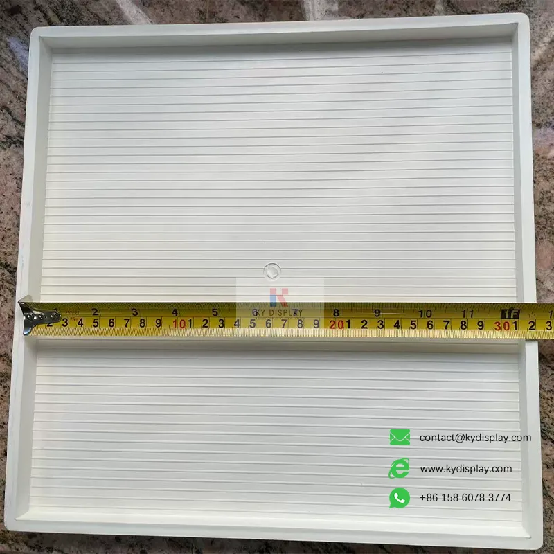 Mosaic Plastic Sample Board – 320×320mm Customizable Portable Showroom Display 5- KYdisplay