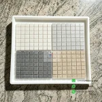 Mosaic Plastic Sample Board – 320×320mm Customizable Portable Showroom Display 7- KYdisplay