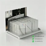 Quartz Countertop Display Stand – 22-Slot Tabletop Sample Rack 1-KYdisplay